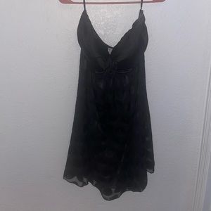 2X Tube top black dress